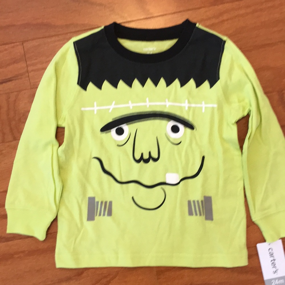 Frankenstein Halloween shirt size 24 months